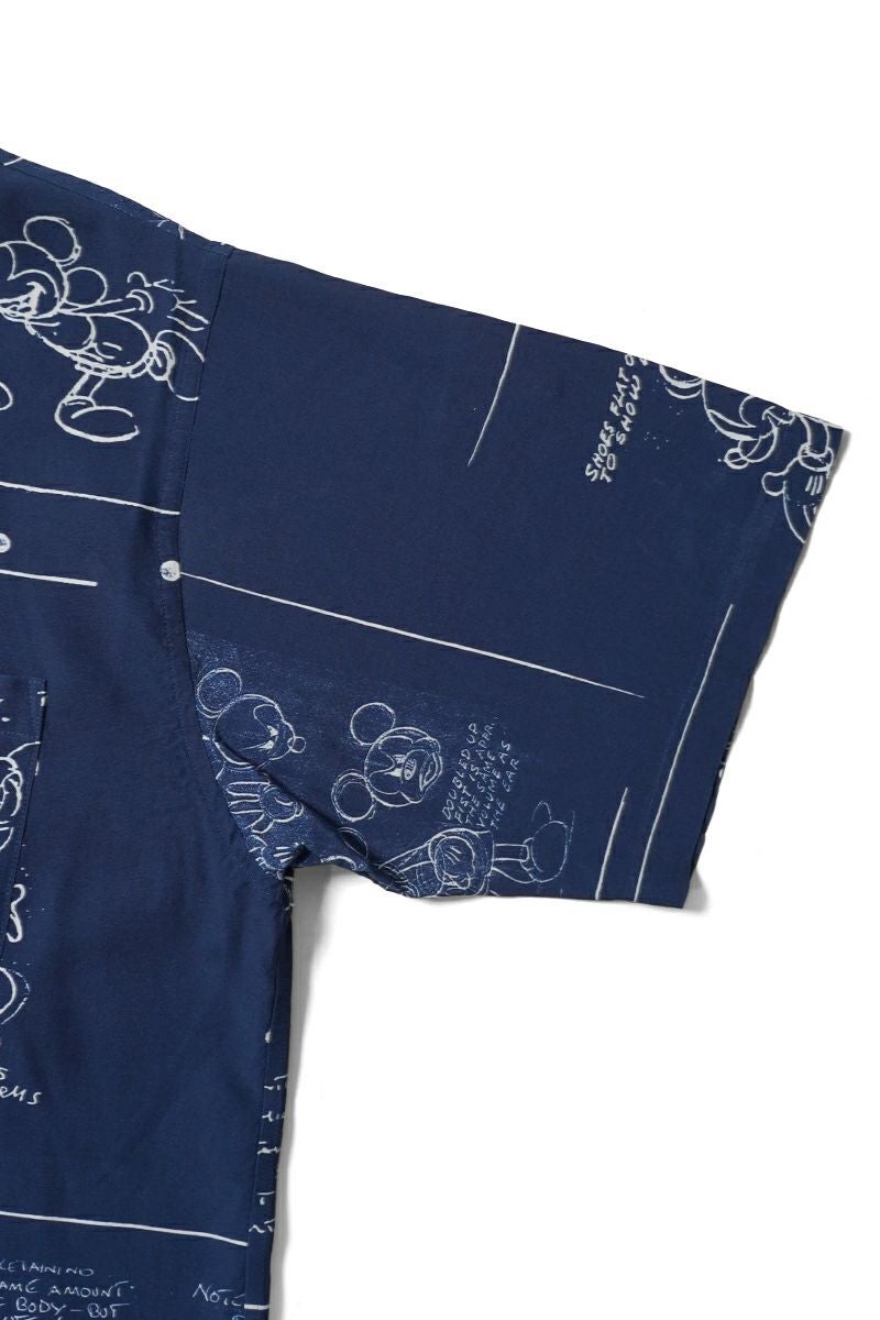 Porter Classic(ポータークラシック) DISNEY MS PC ALOHA COLLECTION ALOHA SHIRT DISNEY MICKEY MOUSE ディズニーポータークラシックアロハコレクション アロハシャツディズニーミッキーマウス PC-024-3290