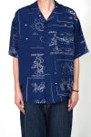 Porter Classic(ポータークラシック) DISNEY MS PC ALOHA COLLECTION ALOHA SHIRT DISNEY MICKEY MOUSE ディズニーポータークラシックアロハコレクション アロハシャツディズニーミッキーマウス PC-024-3290