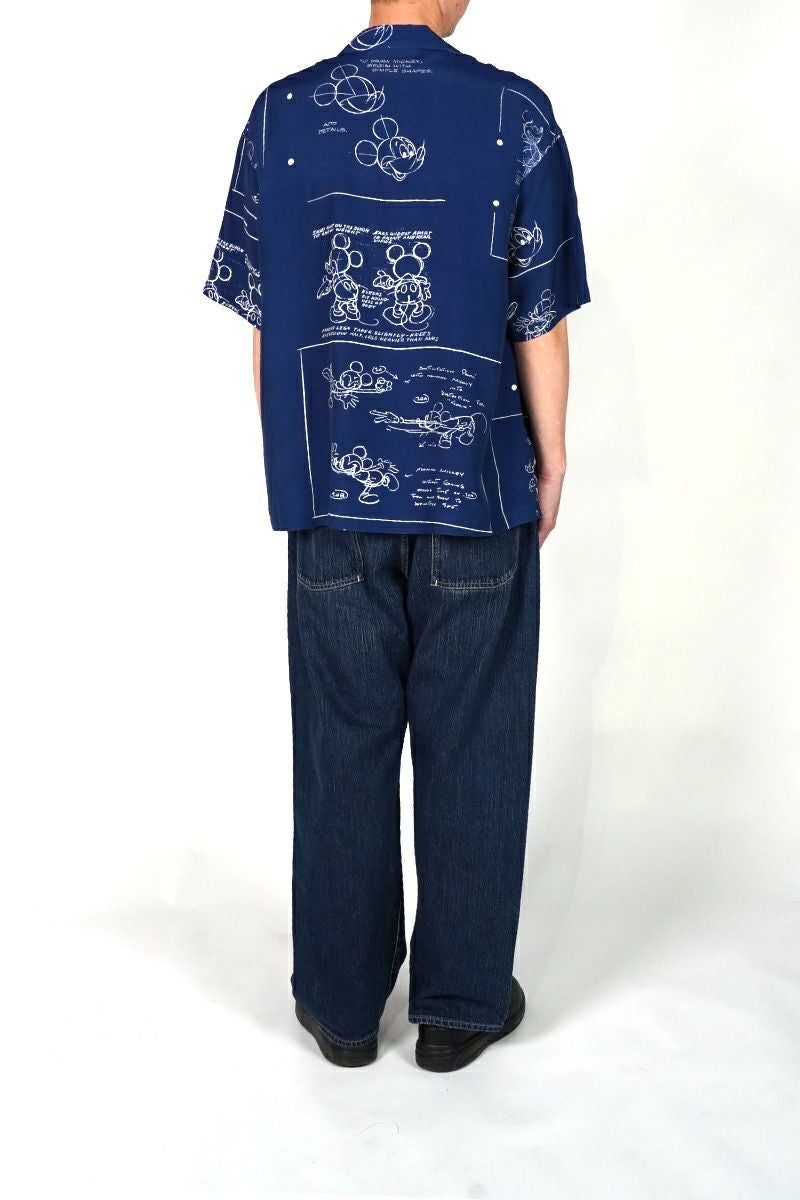 Porter Classic(ポータークラシック) DISNEY MS PC ALOHA COLLECTION ALOHA SHIRT DISNEY MICKEY MOUSE ディズニーポータークラシックアロハコレクション アロハシャツディズニーミッキーマウス PC-024-3290