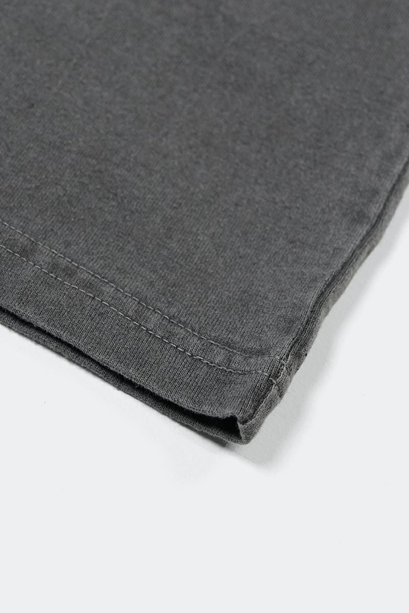 SOFTHYPHEN(ソフトハイフン) PIGMENT DYED ROLLED SLEEVE TEE ピグメント染めロールスリーブTシャツ MGMCT251506