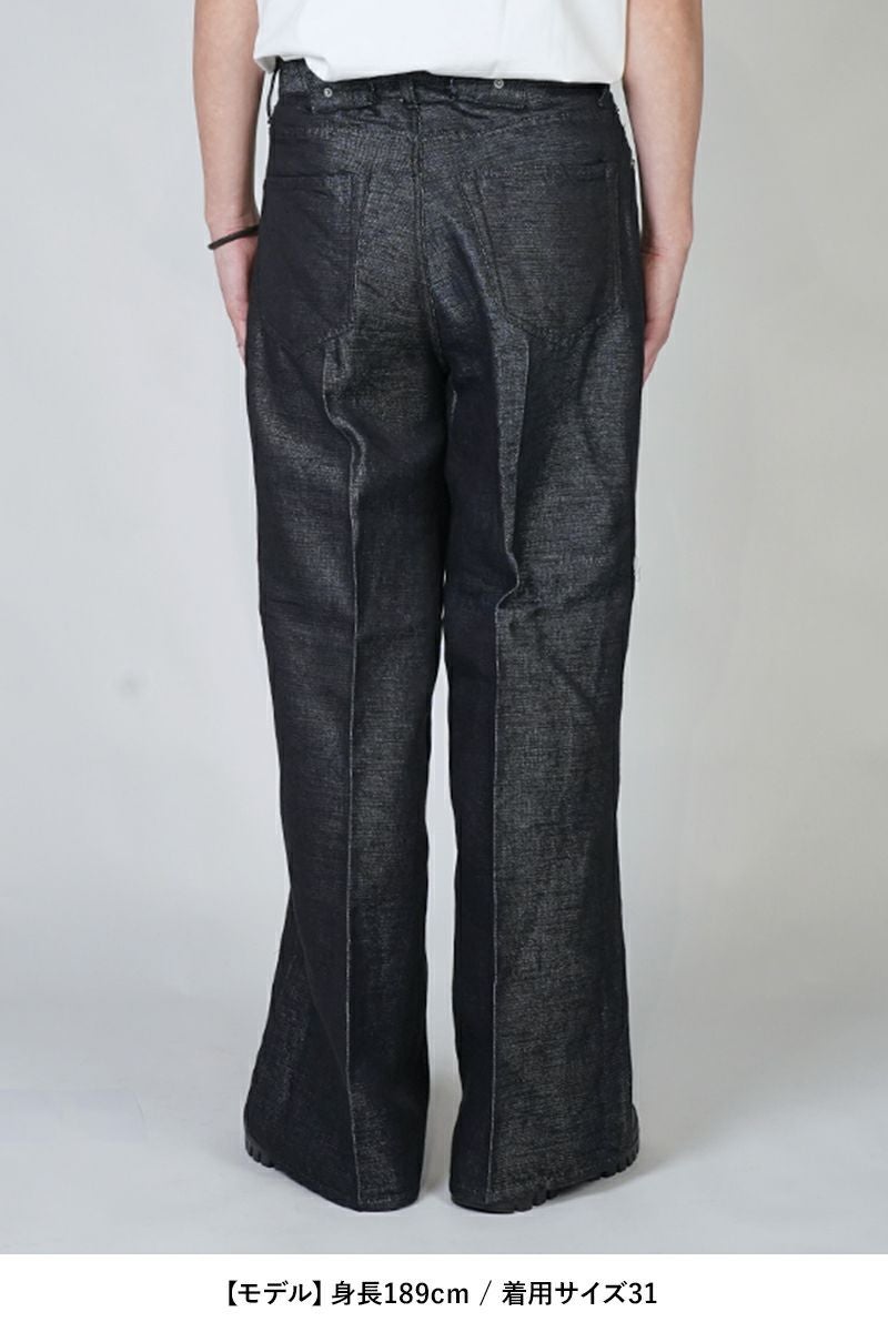 DAIRIKU(ダイリク) "Wide" Linen Denim Pants ワイドリネンデニムパンツ 25SS L-DNM-3