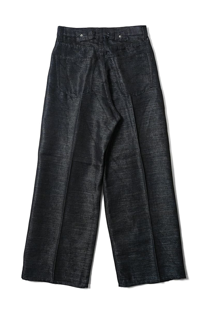 DAIRIKU(ダイリク) "Wide" Linen Denim Pants ワイドリネンデニムパンツ 25SS L-DNM-3