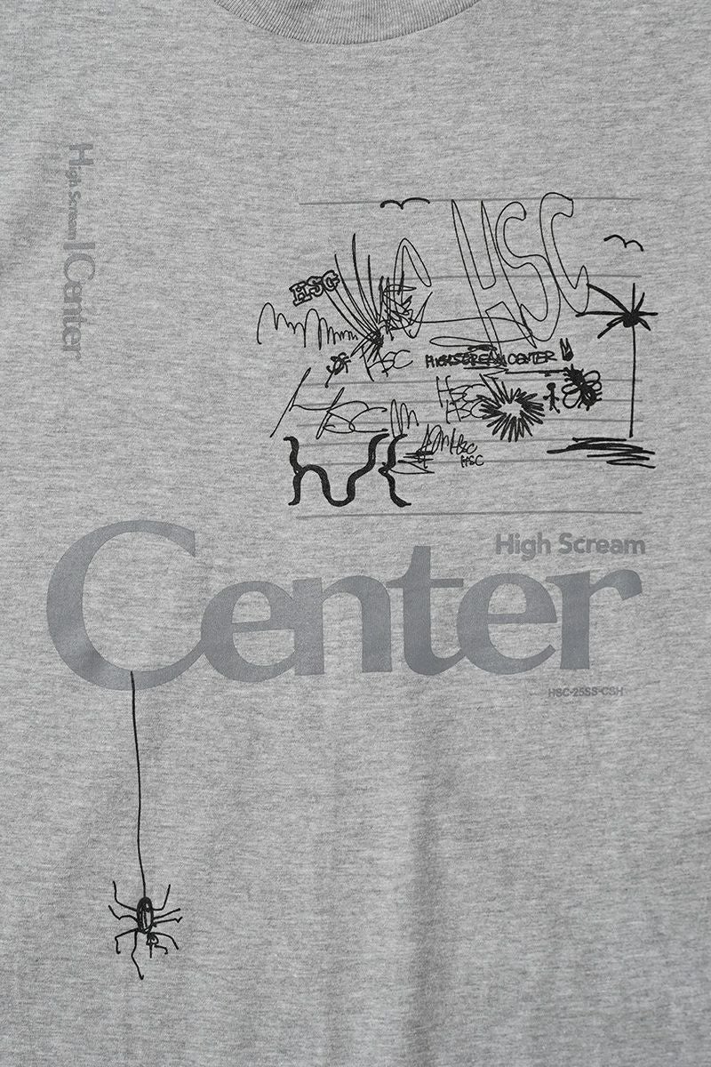 High Scream Center(ハイスクリームセンター) CENTER TEE センターTシャツ HSC25SS-CT09