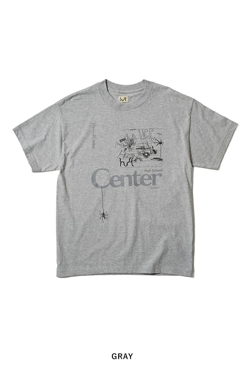 High Scream Center(ハイスクリームセンター) CENTER TEE センターTシャツ HSC25SS-CT09