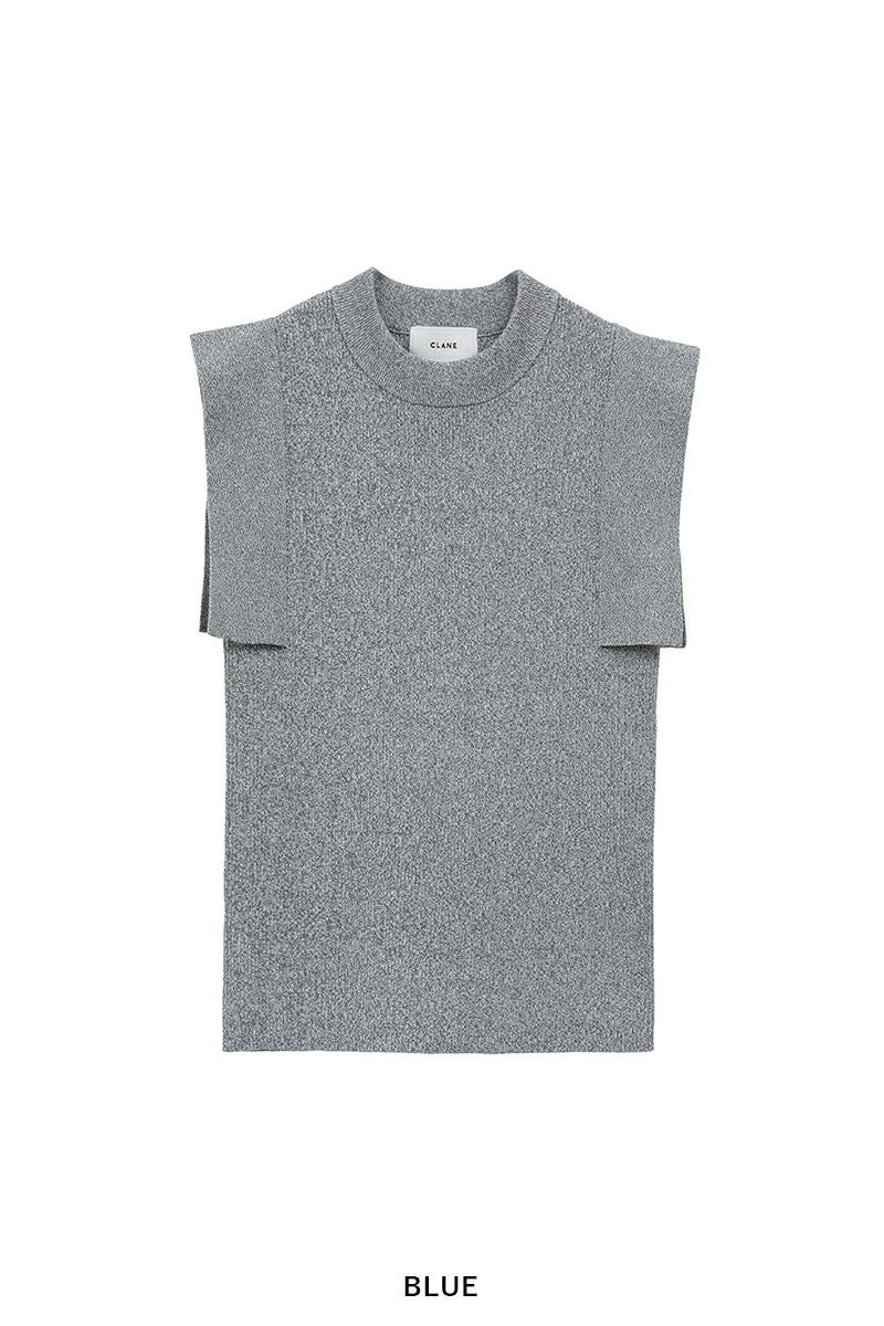 CLANE(クラネ) SQUARE SLEEVE KNIT TOPS スクエアスリーブニットトップス 18106-2252