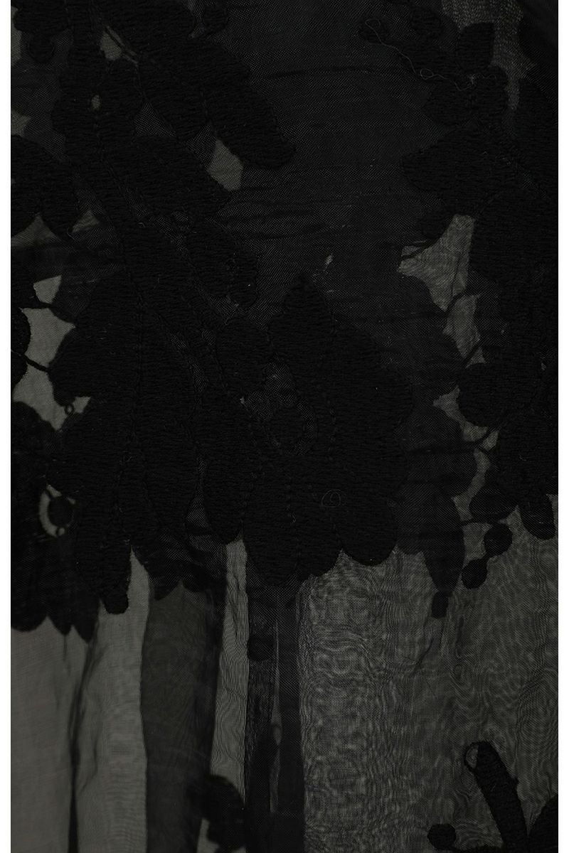 CLANE(クラネ) SHEER FROWER LACE SHIRTS シアーフラワーレースシャツ 18122-4162