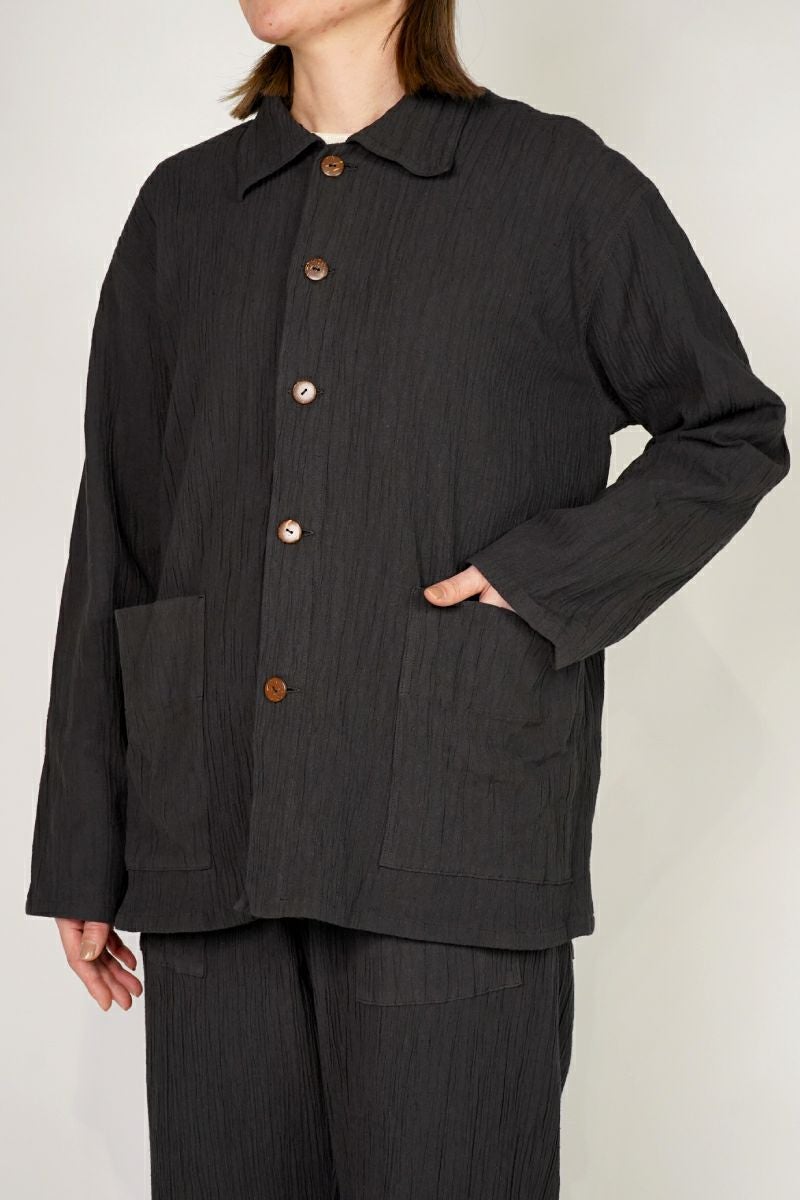 kengo(ケンゴ) cotton banana yoryu 2 pockets jacket コットンバナナ楊柳2ポケットジェケット K25SS-JK1