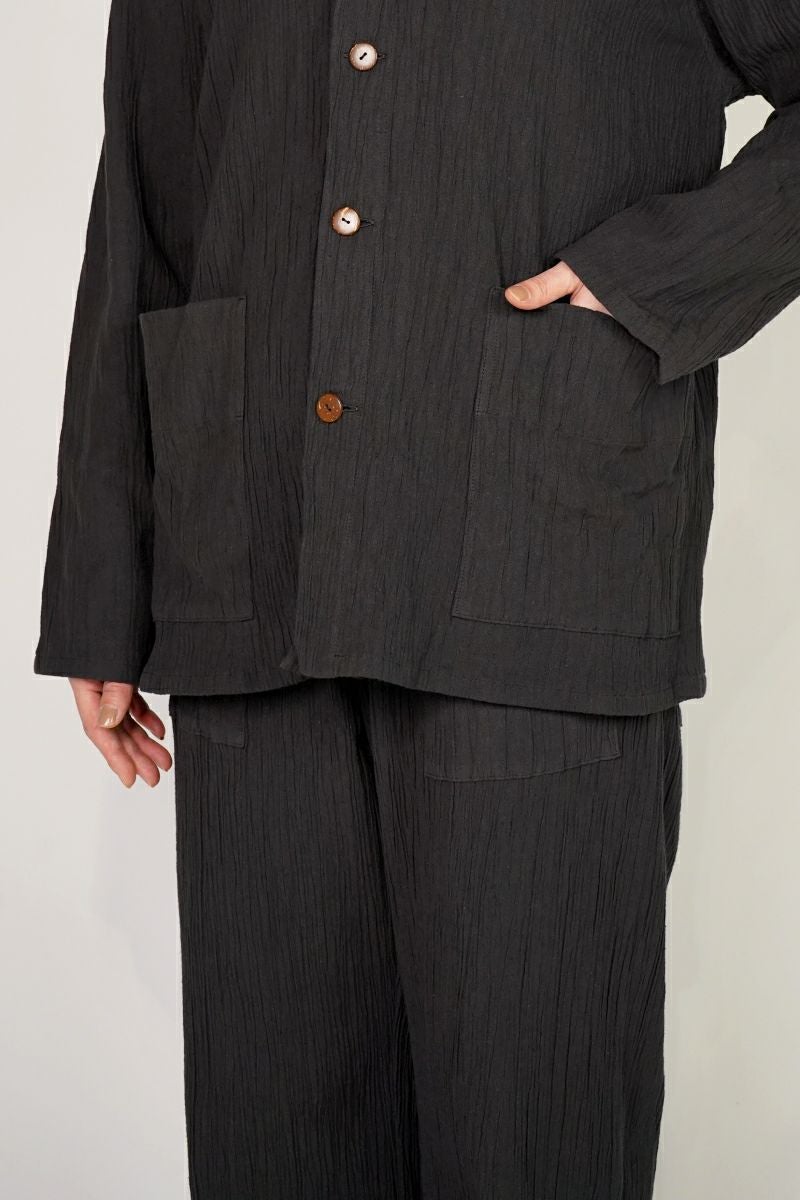 kengo(ケンゴ) cotton banana yoryu 2 pockets jacket コットンバナナ楊柳2ポケットジェケット K25SS-JK1