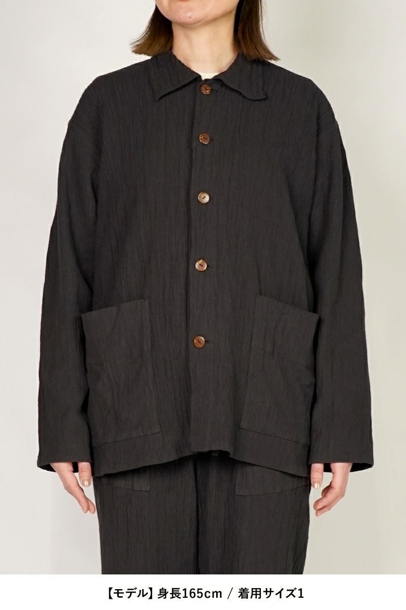 kengo(ケンゴ) cotton banana yoryu 2 pockets jacket コットンバナナ楊柳2ポケットジェケット K25SS-JK1