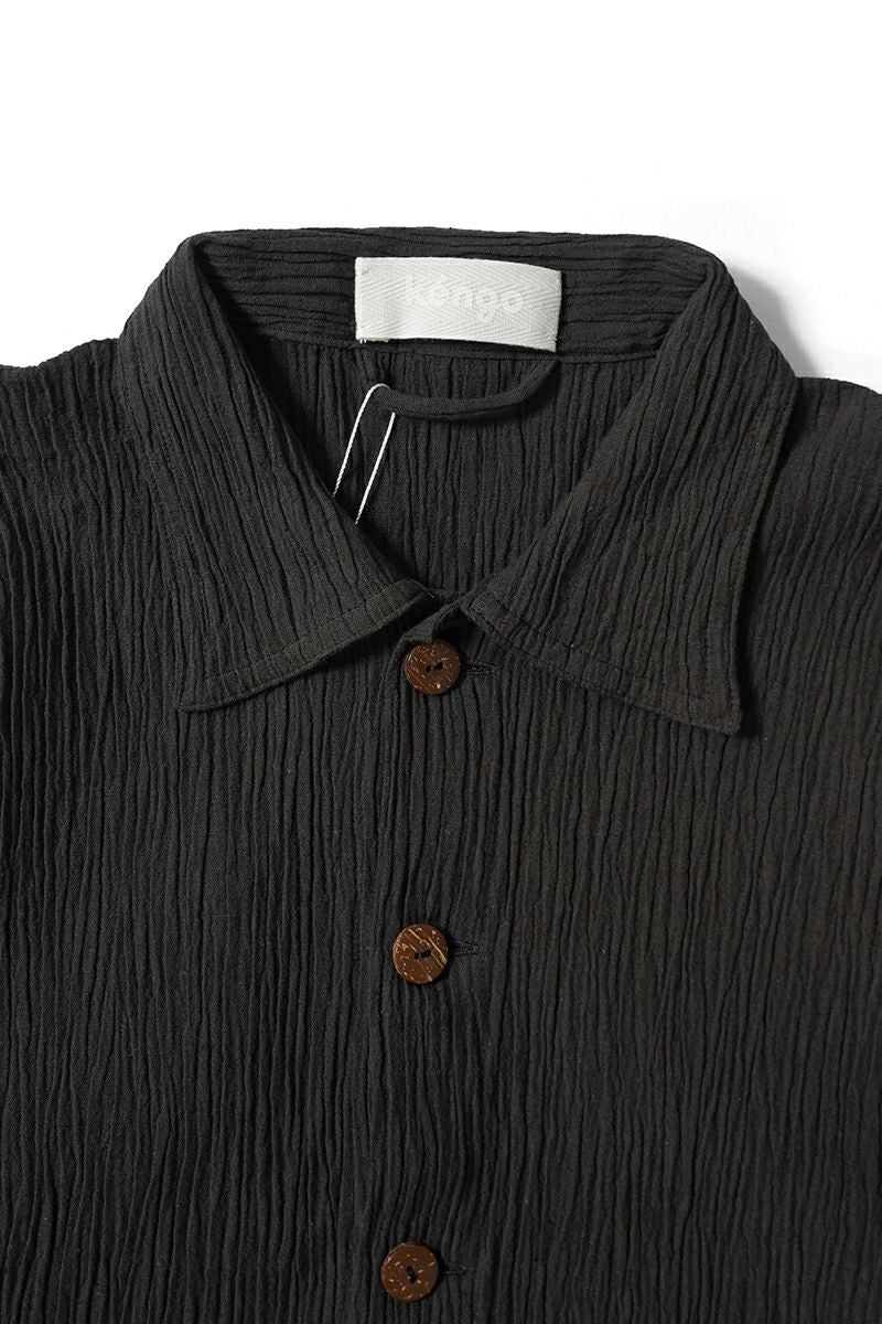 kengo(ケンゴ) cotton banana yoryu 2 pockets jacket コットンバナナ楊柳2ポケットジェケット K25SS-JK1