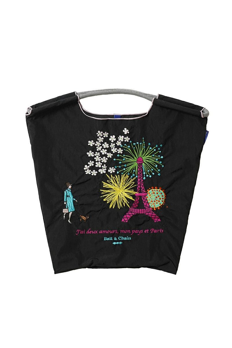 Ball & Chain(ボールアンドチェーン) Marianne battle paris (M) マリアンヌバトルパリM eiffel touer エッフェル塔 ショッピングバック トートバッグ 363001