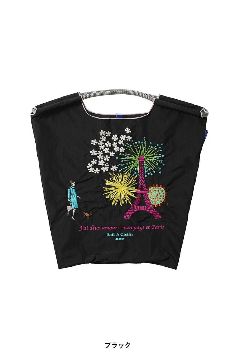 Ball & Chain(ボールアンドチェーン) Marianne battle paris (M) マリアンヌバトルパリM eiffel touer エッフェル塔 ショッピングバック トートバッグ 363001