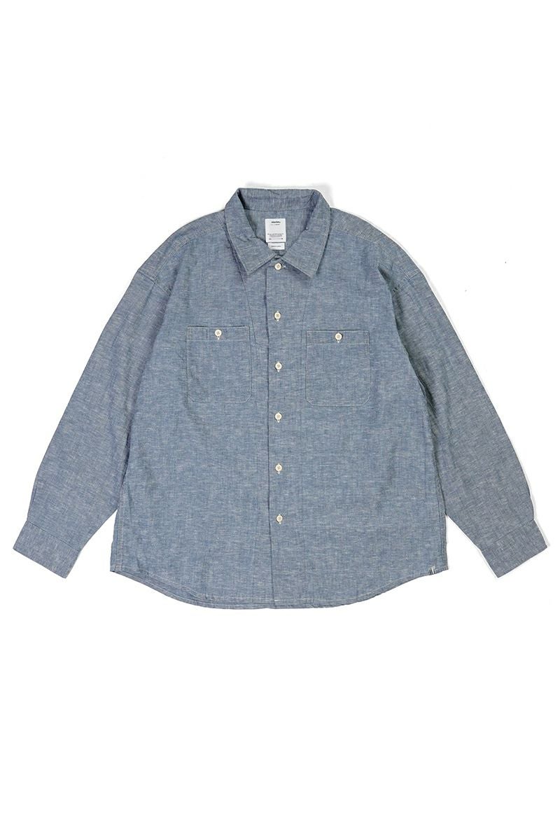 visvim(ビズビム)LUMBER CHAMBRAY L/S ランバーシャンブレー長袖シャツ 0125105011024