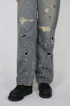 DAIRIKU(ダイリク) "Damage" Straight Denim Pants ダメージストレートデニムパンツ 25SS RG-DNM6