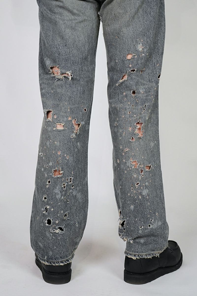 DAIRIKU(ダイリク) "Damage" Straight Denim Pants ダメージストレートデニムパンツ 25SS RG-DNM6
