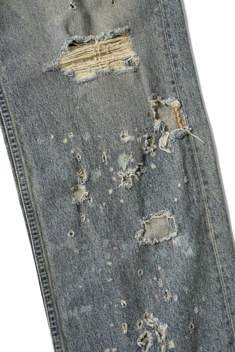 DAIRIKU(ダイリク) "Damage" Straight Denim Pants ダメージストレートデニムパンツ 25SS RG-DNM6