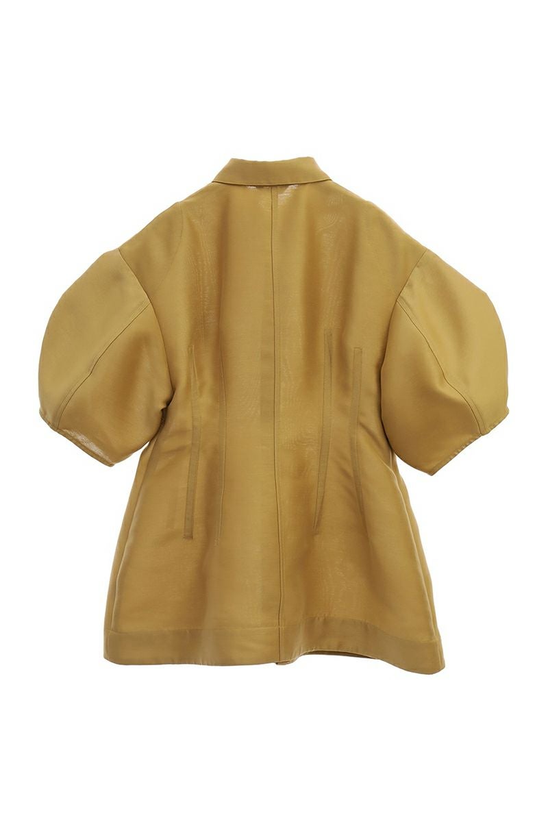 CLANE(クラネ) WAIST SHAPE PUFF SLEEVE TOPS ウエストシェイプパフスリーブトップス 18122-4252