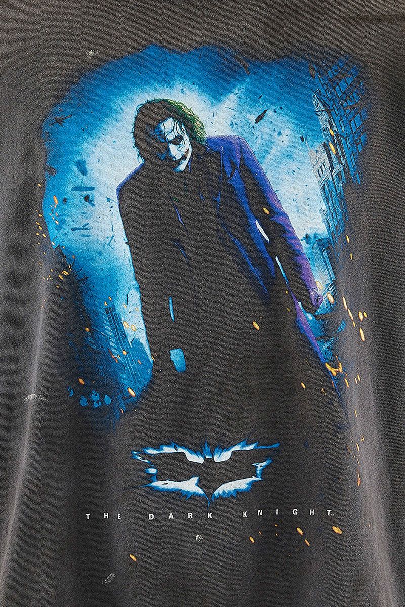 SAINT Mxxxxxx(セントマイケル) SM-HR8-0000-C54 / BTM_SS TEE / DARKNIGHT / BLACK バットマンダークナイト半袖Tシャツ