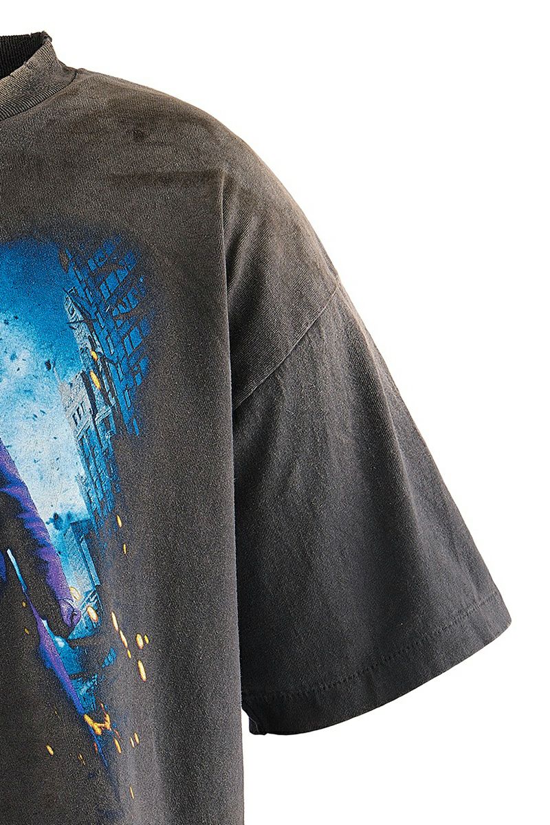 SAINT Mxxxxxx(セントマイケル) SM-HR8-0000-C54 / BTM_SS TEE / DARKNIGHT / BLACK バットマンダークナイト半袖Tシャツ