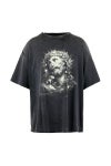SAINT Mxxxxxx(セントマイケル) SM-HR8-0000-016 / SS TEE / JESUS / BLACK ジーザス半袖Tシャツ