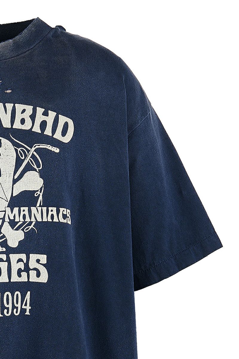 SAINT Mxxxxxx(セントマイケル) SM-HR8-0000-C71 / NH_SS TEE / STHD.SAINTNBHD / NVY NEIGHBORHOOD ネイバーフッド半袖Tシャツ ネイビー