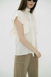  CLANE(クラネ) > SQUARE SLEEVE BLOUSE スクエアスリーブブラウス 18122-4182