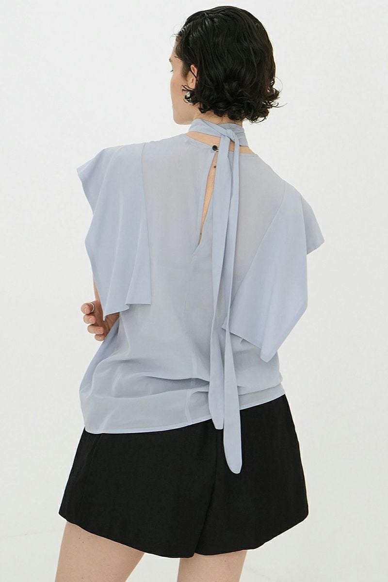  CLANE(クラネ) > SQUARE SLEEVE BLOUSE スクエアスリーブブラウス 18122-4182