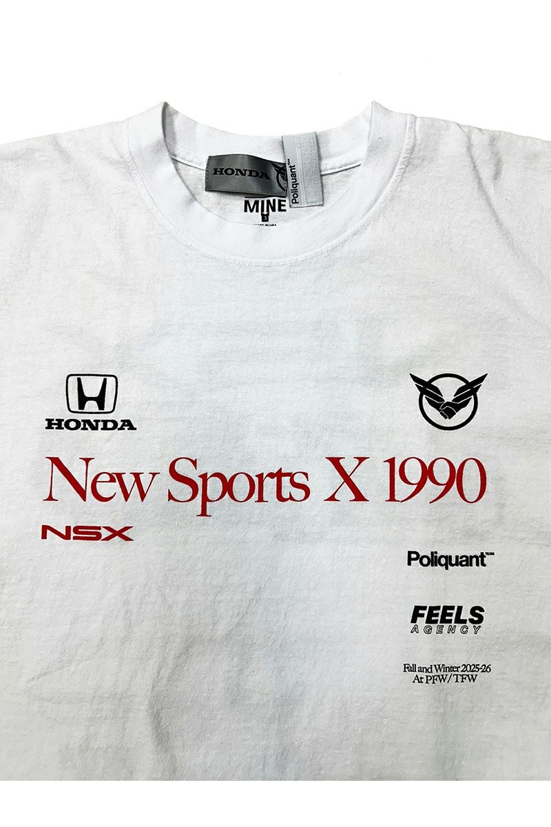 Poliquant(ポリクアント) THE NEW SPORTS X 1990 S/S TEE // LIMITED EDITON SPECIAL ニュースポーツ半袖Tシャツ 2502023