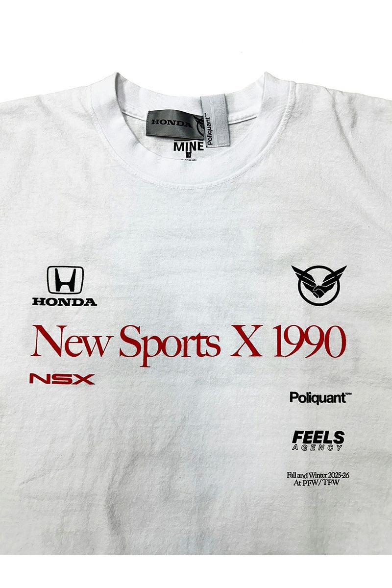 Poliquant(ポリクアント) THE NEW SPORTS X 1990 S/S TEE ニュースポーツ半袖Tシャツ 2502024