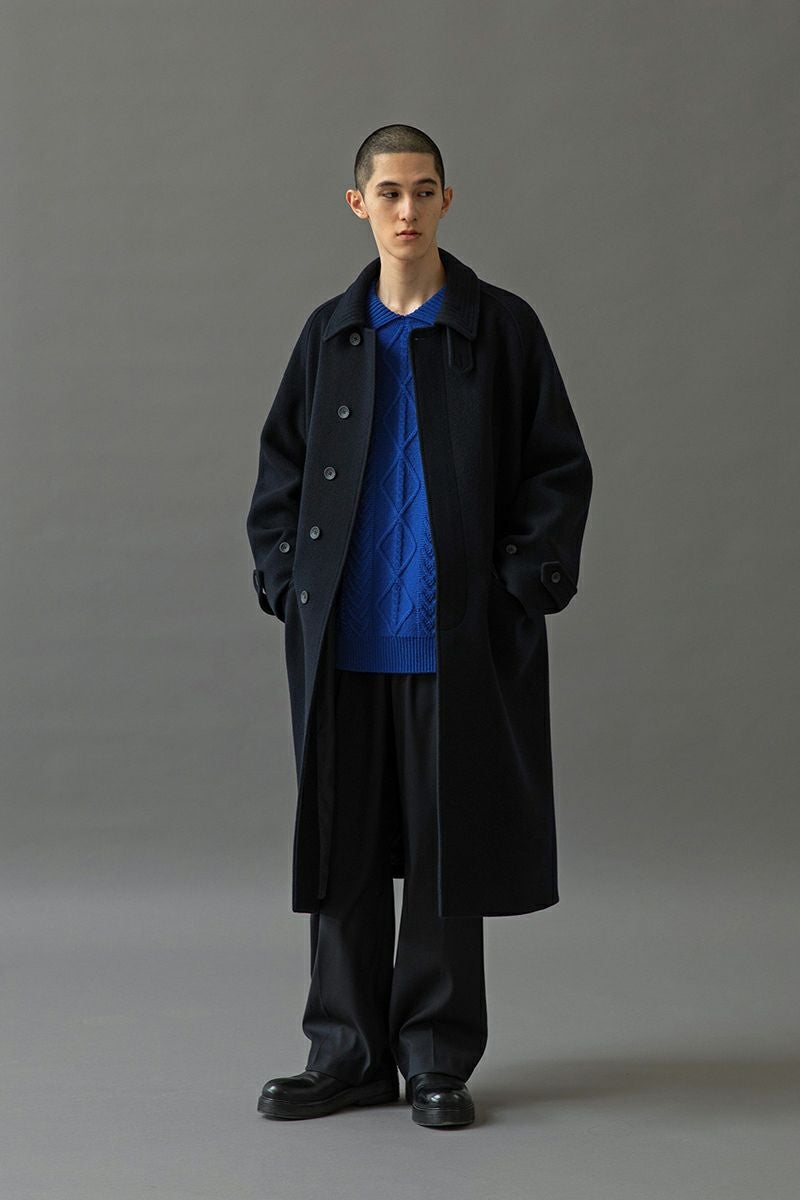 ANOTHER OFFICE(アナザーオフィス) Voyager Bold Balmacaan Coat ボイジャーボールドバルマカーンコート AOEFCT002