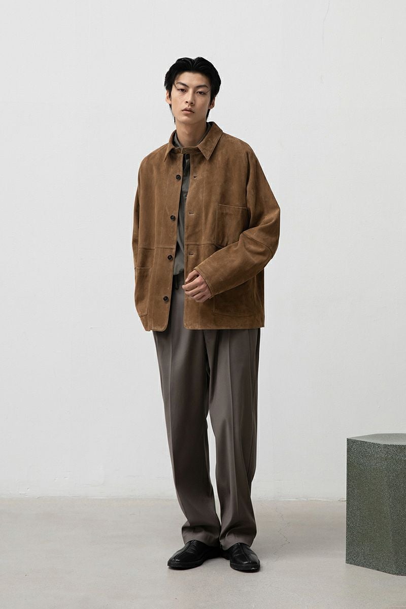 ANOTHER OFFICE(アナザーオフィス) Leather Coverall Jacket レザーカバーオールジャケット AOEWLJ003