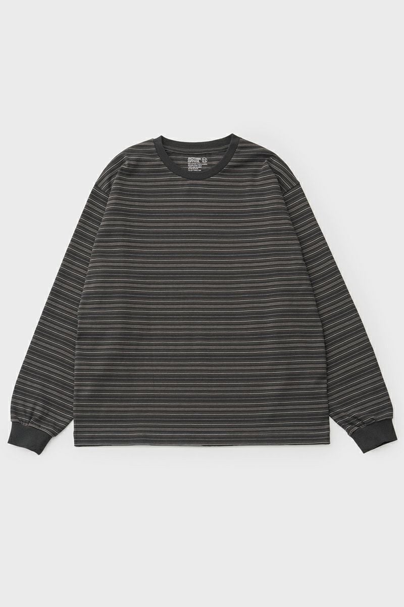 ANOTHER OFFICE(アナザーオフィス) Ordinary Multi Stripe T オーディナリーマルチストライプTシャツ AOFSTS010