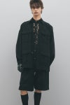JUHA(ユハ)OVERSIZED SAFARI JACKET オーバーサイズサファリジャケット 10220702