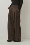 JUHA(ユハ) 2TUCK WIDE EASY PANTS 2タックワイドイージーパンツ 10220805-1