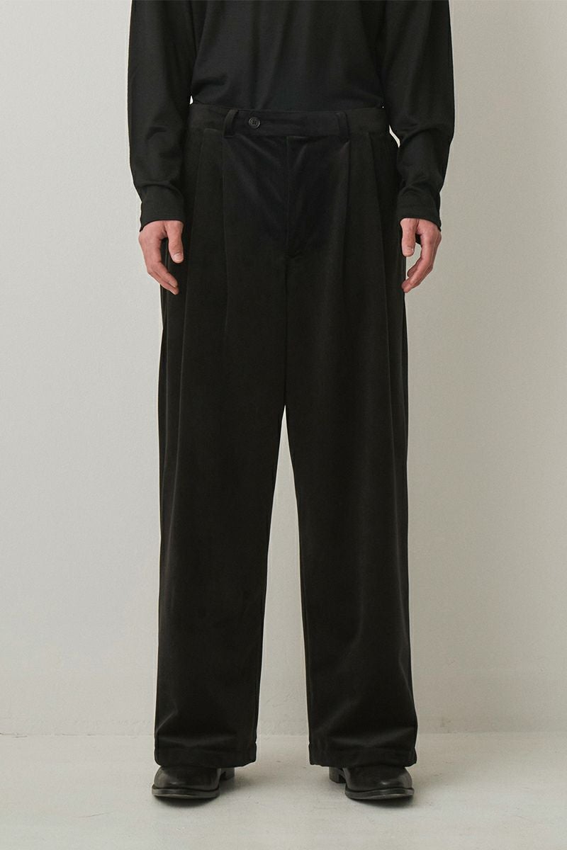 JUHA(ユハ) LUSTROUS CORDUROY WIDE PANTS ラスタラスコーデュロイワイドパンツ 10220805-2
