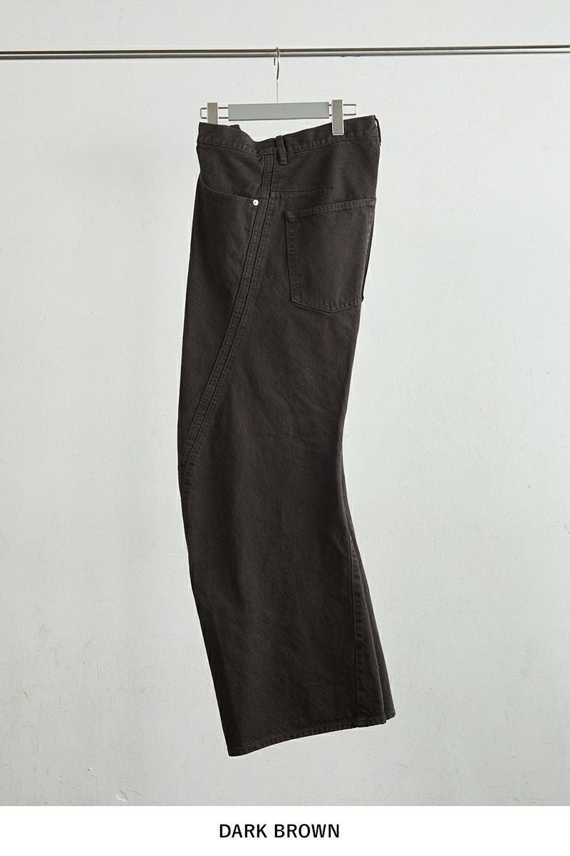 NVRFRGT(ネバーフォーゲット) 3D TWISTED WIDE LEG JEANS 3Dツイステッドワイドレッグジーンズ NF252P10B