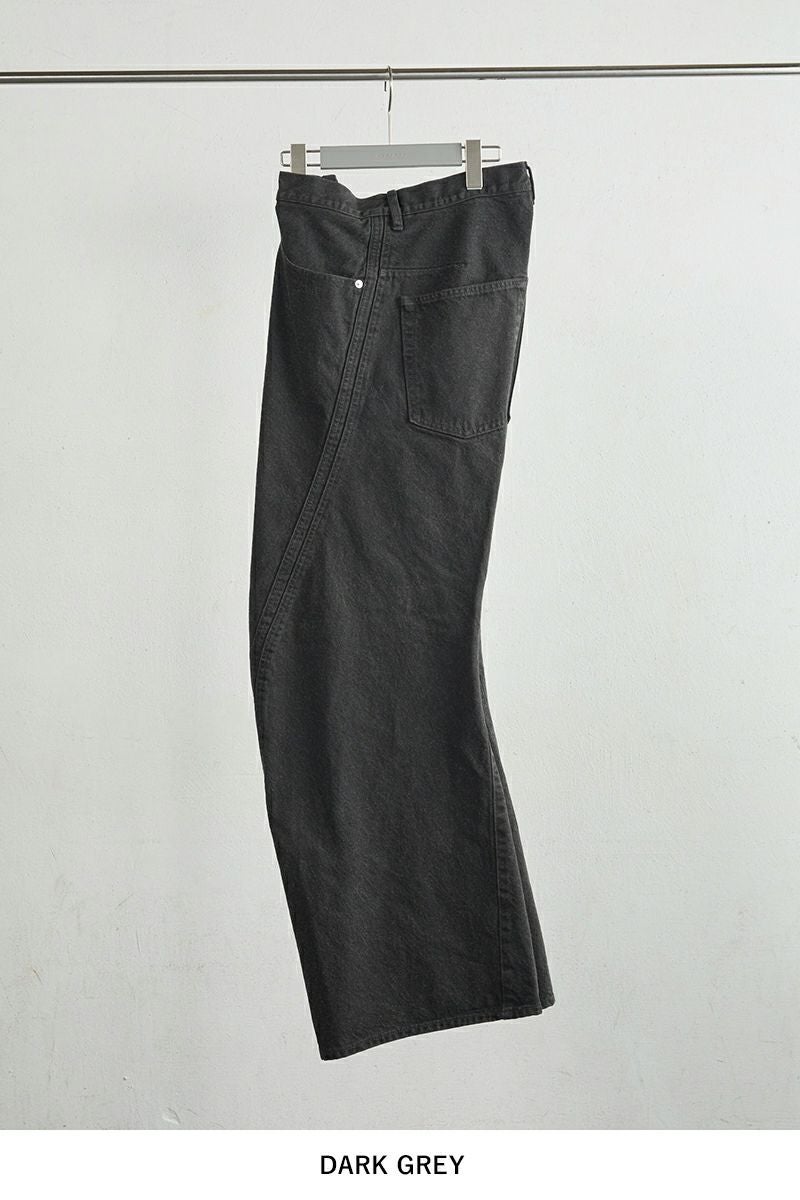 NVRFRGT(ネバーフォーゲット) 3D TWISTED WIDE LEG JEANS 3Dツイステッドワイドレッグジーンズ NF252P10B