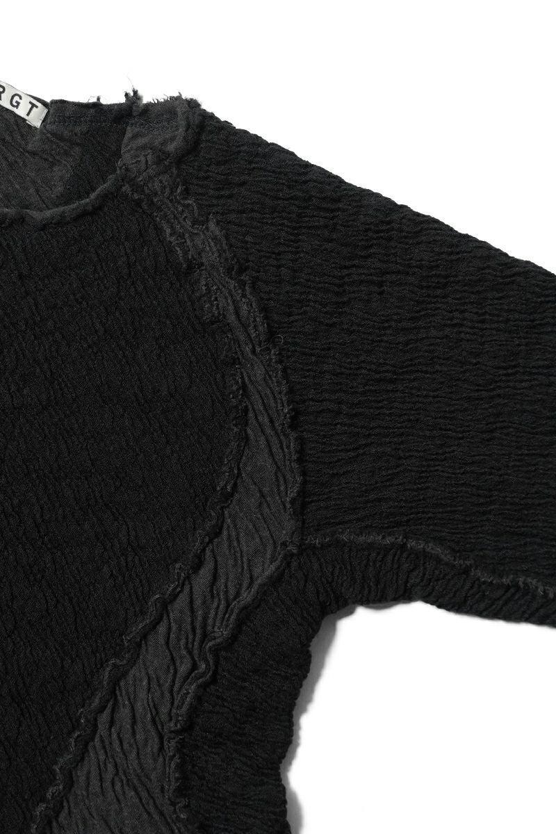 NVRFRGT(ネバーフォーゲット) PANELED LONG SLEEVE T SHIRT パネル長袖Tシャツ NF252T01