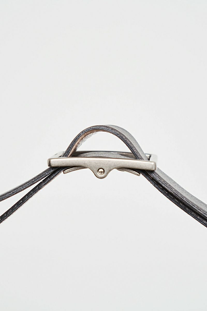 Gr000aphpaper(グラフペーパー)Holeless Leather Classic Belt ホールレスレザークラシックベルト GU252-90033B