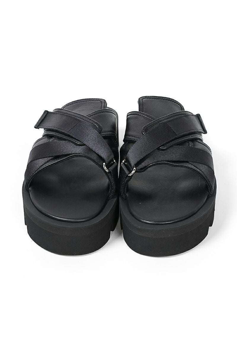 PADRONE(パドローネ) CS MULTI STRAP SANDALS マルチストラップサンダル PU2308-3207-25A