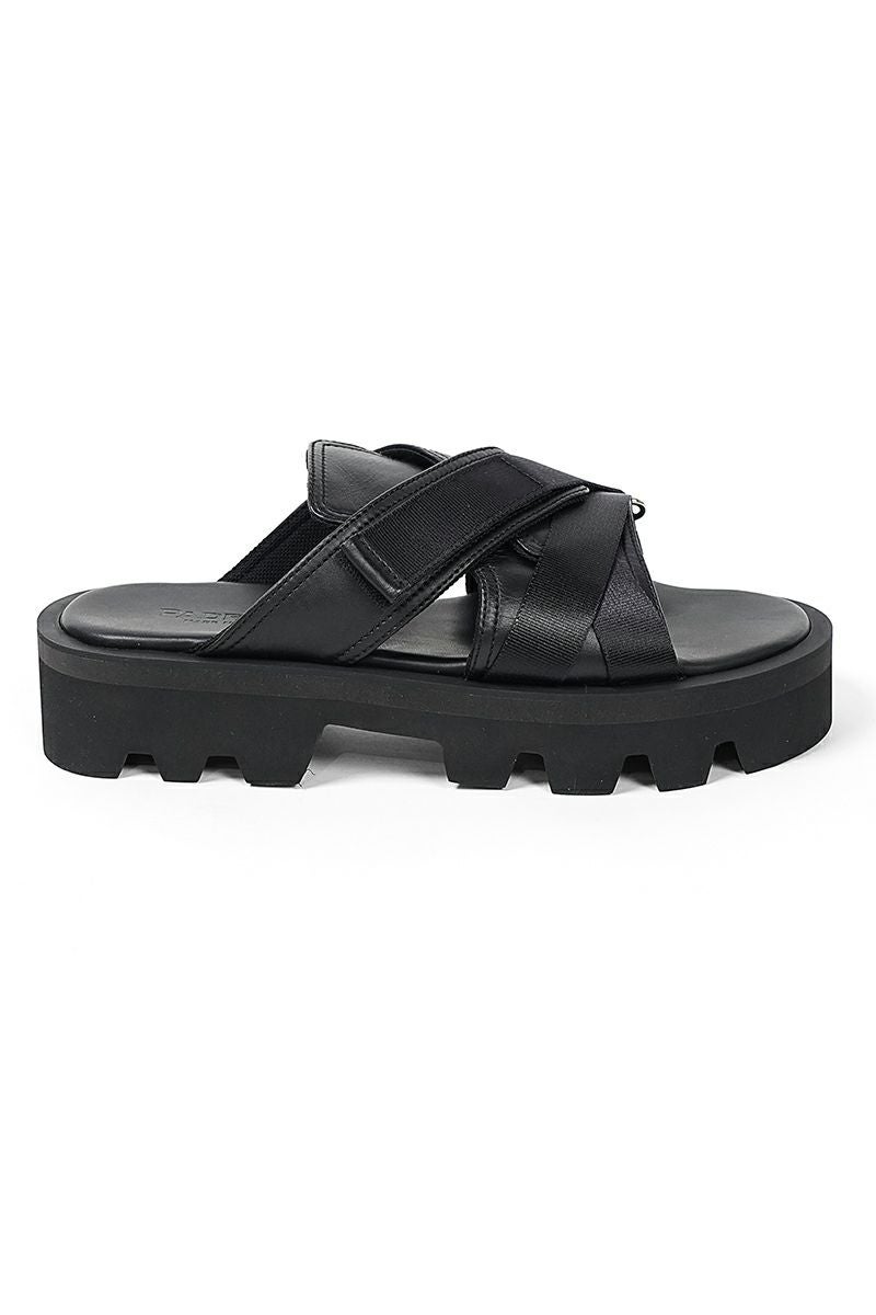 PADRONE(パドローネ) CS MULTI STRAP SANDALS マルチストラップサンダル PU2308-3207-25A