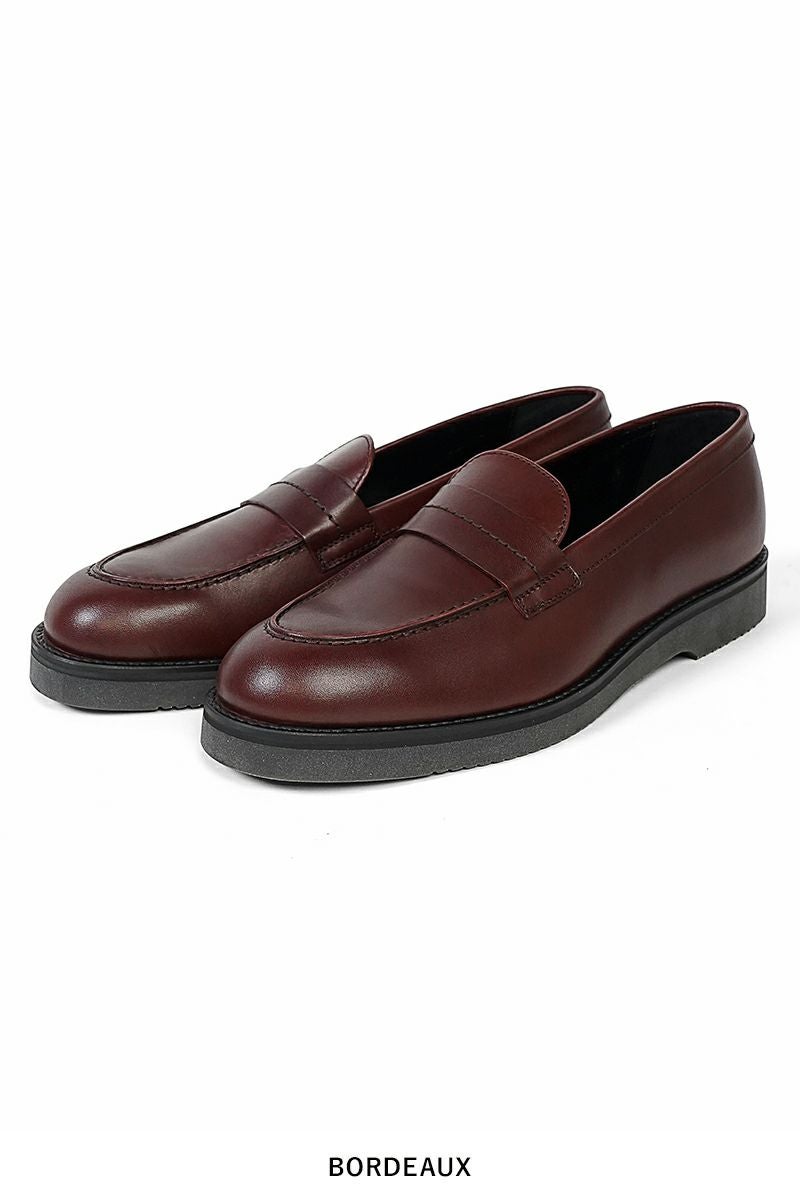パドローネ ローファー ブラウン 43 PADRONE(パドローネ) | PADRONE(パドローネ)URBAN LINE LOAFERS RENATO