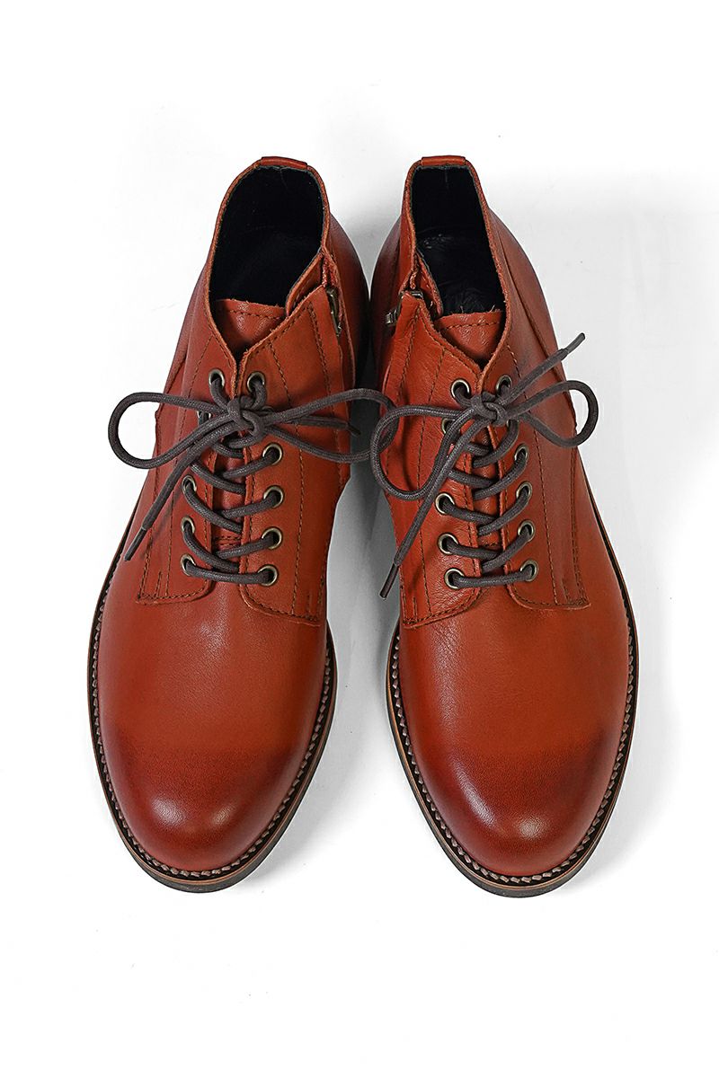 PADRONE(パドローネ) CHUKKA BOOTS with SIDE ZIP (WATER PROOF LEATHER) BAGGIO IV チャッカブーツ サイドジップ ウォータープルーフレザー PU7358-1222-16A