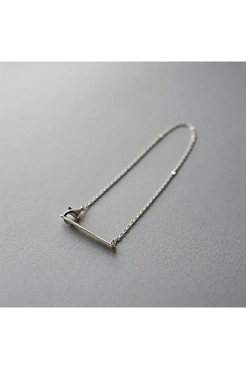 TEN.(テン) フラットケーブルチェーンブレスレット SV br-0044