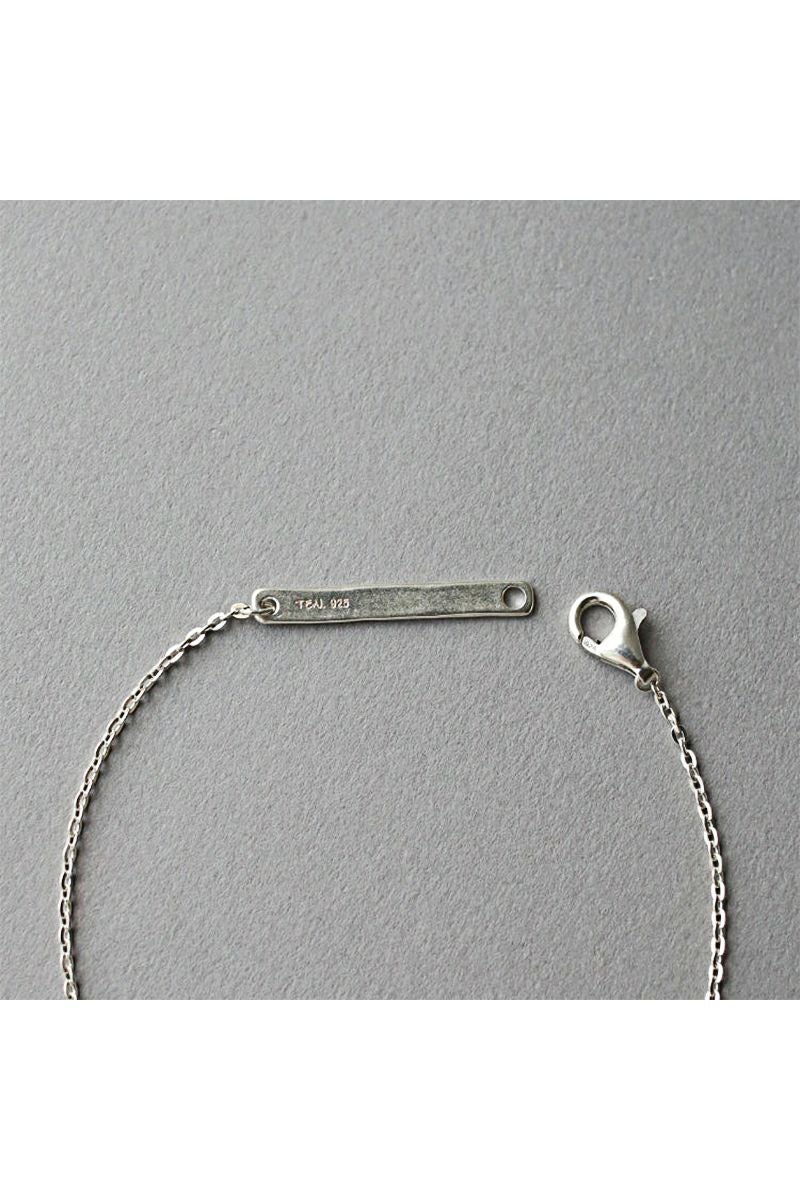 TEN.(テン) フラットケーブルチェーンブレスレット SV br-0044