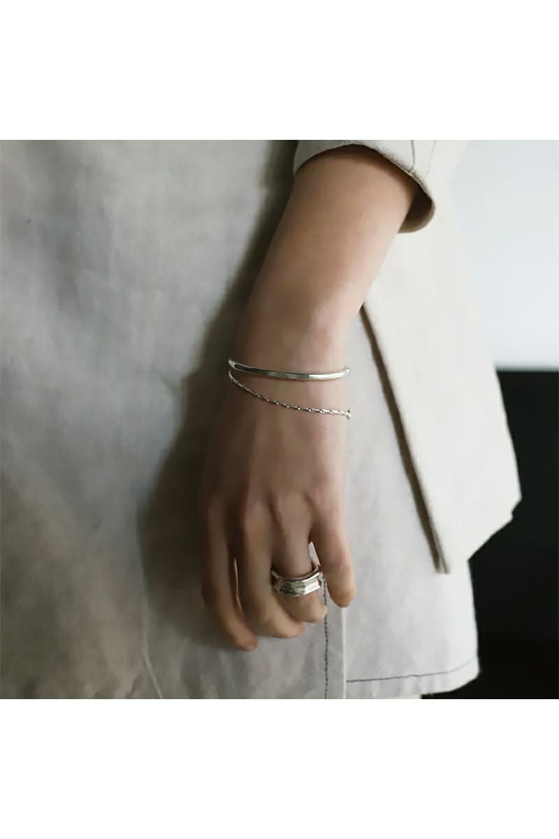 TEN.(テン) バリーコーンチェーンブレスレット SV br-0045