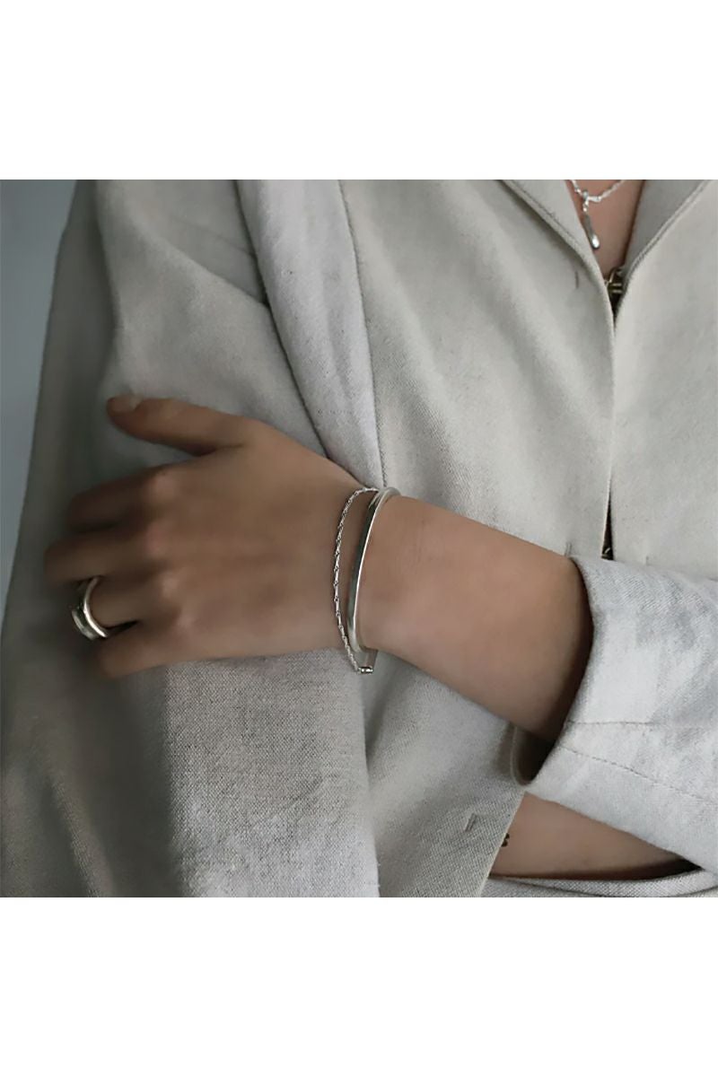 TEN.(テン) バリーコーンチェーンブレスレット SV br-0045