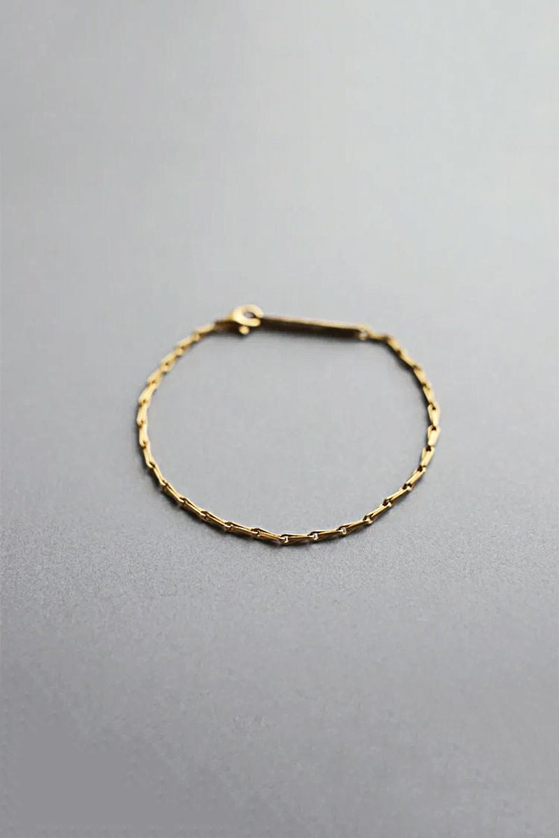 TEN.(テン) バリーコーンチェーンブレスレット GD brg-0045