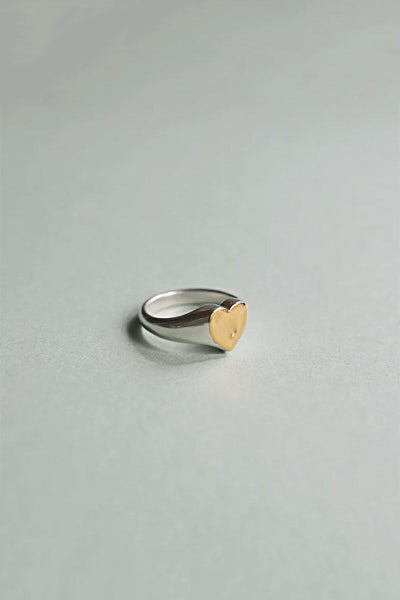 TEN.(テン) ハートシグネットリング MIX rgx-0151