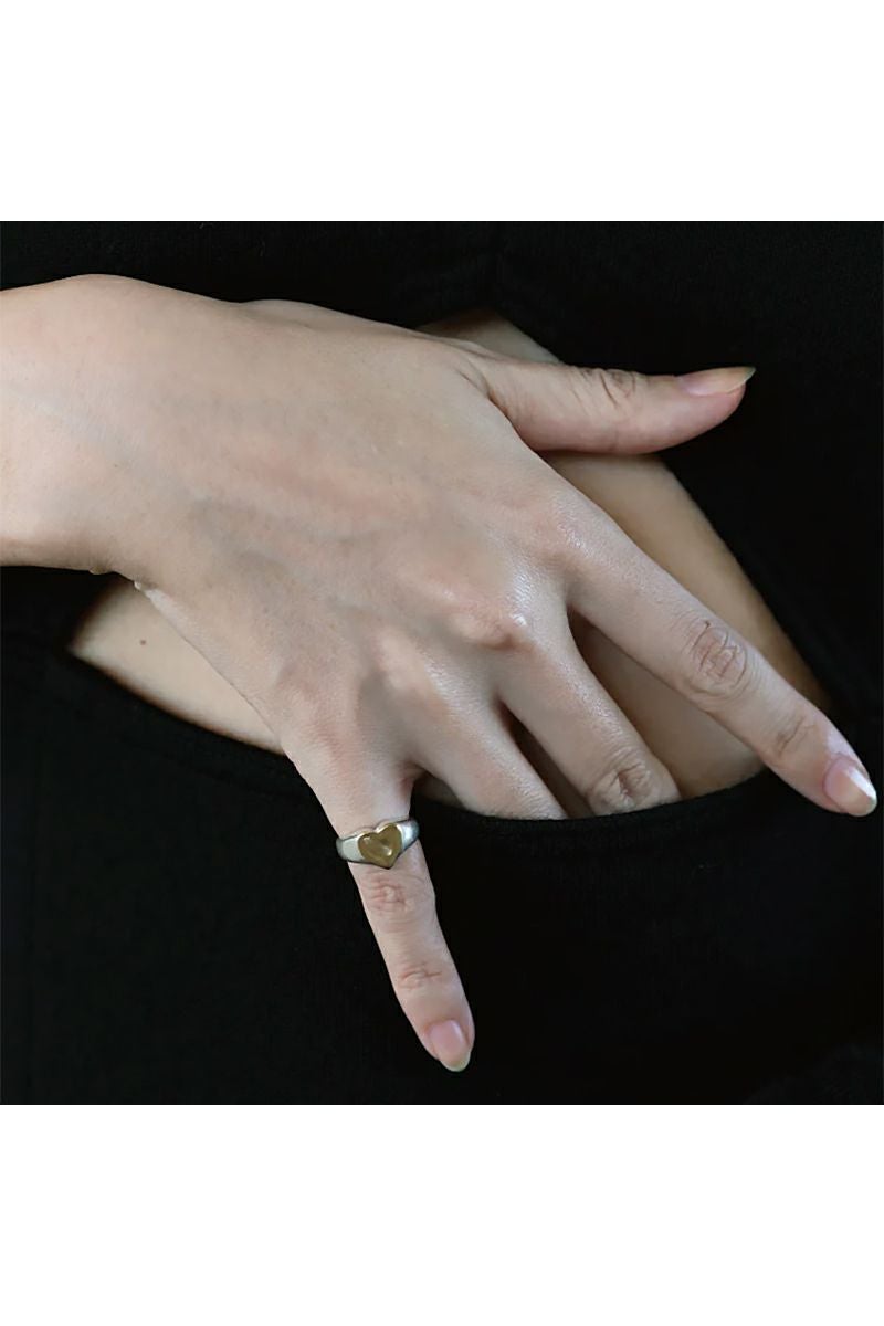 TEN.(テン) ハートシグネットリング MIX rgx-0151